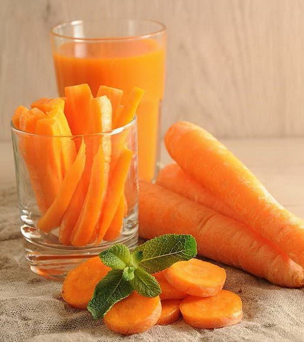 Cà rốt chứa nhiều pectin và lignin tốt cho điều trị bệnh tiêu chảy.